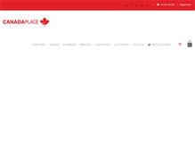 Tablet Screenshot of canadaplace.es